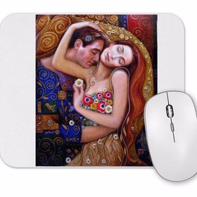 Baskı Dükkanı İncili Küpeli Kız Mouse Pad
