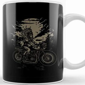 Baskı Dükkanı Indian Chief Motorcycle Kupa