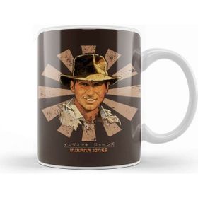 Baskı Dükkanı Indiana Jones Retro Japanese Kupa
