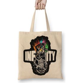 Baskı Dükkanı Infinity War In Gems We Trust Bez Çanta