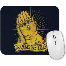 Baskı Dükkanı Infinity War in Gems We Trust Mouse Pad