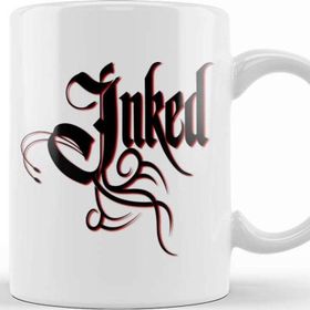 Baskı Dükkanı Inked Tattooed Tattoo Lovers & Tattoo Artists Kupa