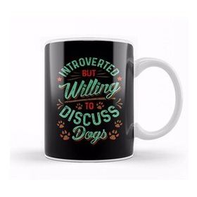 Baskı Dükkanı Introverted But Willing To Discuss Cats Cute Kitty Kupa