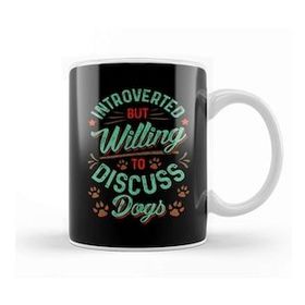 Baskı Dükkanı Introverted But Willing To Discuss Cats Cute Kitty Kupa