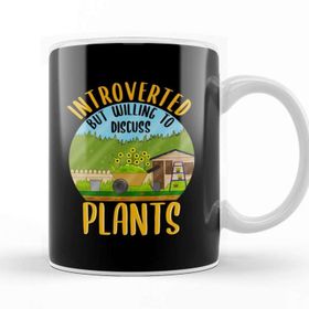 Baskı Dükkanı Introverted But Willing To Discuss Shy Plant Owner Kupa