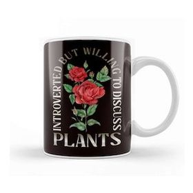 Baskı Dükkanı Introverted Gardener Plants Flower Planting Gardening Garden Kupa