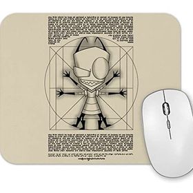 Baskı Dükkanı Invader Zim Da Vince Irken Mouse Pad