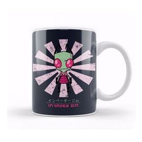Baskı Dükkanı Invader Zim Retro Japanese Kupa