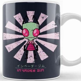 Baskı Dükkanı Invader Zim Retro Japanese Kupa