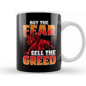 Baskı Dükkanı Investing Buy The Fear Sell The Greed Stock Market Kupa