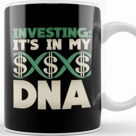 Baskı Dükkanı Investing It's In My Dna Cool Financial Investor Kupa