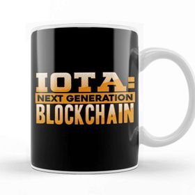 Baskı Dükkanı Iota Cryptocurrency Next Generation Blockchain Kupa