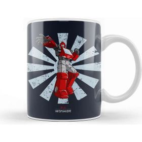 Baskı Dükkanı Ironhide Transformers Retro Japanese Kupa