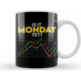 Baskı Dükkanı is It Monday Yet Funny Stock Market Daytrader Kupa