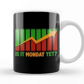 Baskı Dükkanı is It Monday Yet Funny Stock Market Daytrader Kupa