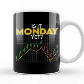 Baskı Dükkanı is It Monday Yet Funny Stock Market Daytrader Kupa