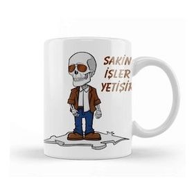 Baskı Dükkanı İşler Güçler Sakin Işler Yetişir Komik Kupa