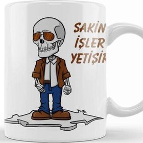 Baskı Dükkanı İşler Güçler Sakin Işler Yetişir Komik Kupa