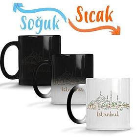 Baskı Dükkanı İstanbul 02 Sihirli Porselen Kupa
