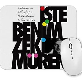Baskı Dükkanı Iste Benim Zeki Müren İllustrasyon Mouse Pad