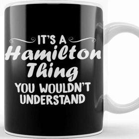 Baskı Dükkanı It S A Hamilton Thing You Wouldn T Understand Rainbow Kupa