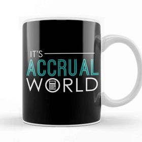 Baskı Dükkanı It S Accrual World Awesome Accounting Pun Kupa