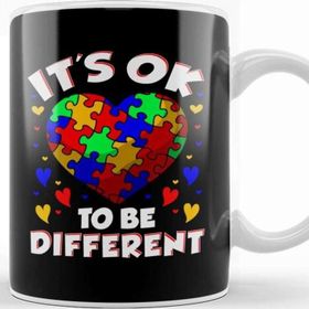 Baskı Dükkanı It S Ok To Be Different Autism Awareness Hamster Kupa