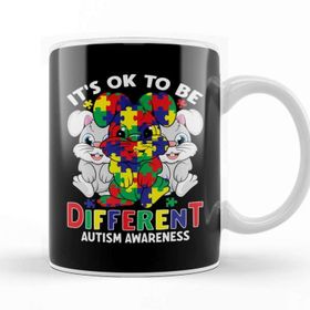 Baskı Dükkanı It S Ok To Be Different Autism Awareness Kupa