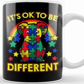 Baskı Dükkanı It S Ok To Be Different Autism Awareness Kupa