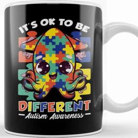 Baskı Dükkanı It S Ok To Be Different Autism Awareness Kupa