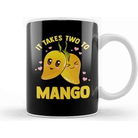 Baskı Dükkanı It Takes Two To Mango Funny Fruit Tango Food Pun Kupa