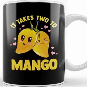 Baskı Dükkanı It Takes Two To Mango Funny Fruit Tango Food Pun Kupa