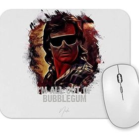 Baskı Dükkanı Its Action Time Sgt Jericho Action Jackson Carl Weathers Mouse Pad
