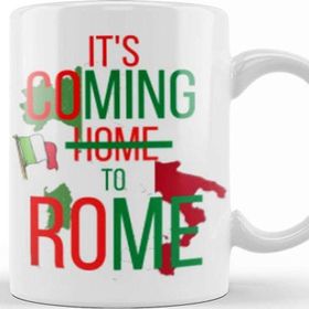 Baskı Dükkanı It's Coming Home To Rome Italy Euro 2020 Kupa