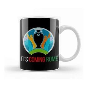 Baskı Dükkanı It's Coming Home To Rome Italy Euro Champion 2020 Kupa