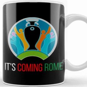 Baskı Dükkanı It's Coming Home To Rome Italy Euro Champion 2020 Kupa