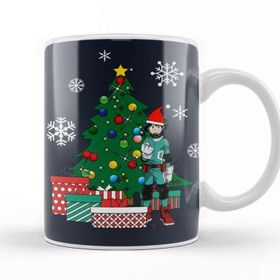 Baskı Dükkanı İzuku Midoriya Around The Christmas Tree Kupa