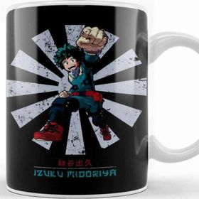 Baskı Dükkanı İzuku Midoriya My Hero Academia Retro Japanese Kupa