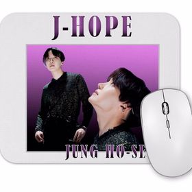Baskı Dükkanı J Hope Bts Vintage Mouse Pad