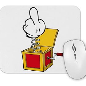 Baskı Dükkanı Jack in the Box Jack the Bird Mouse Pad