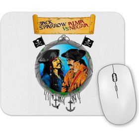 Baskı Dükkanı Jack Sparrow Vs Alma Negra Mouse Pad