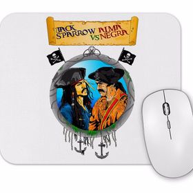 Baskı Dükkanı Jack Sparrow Vs Alma Negra Mouse Pad