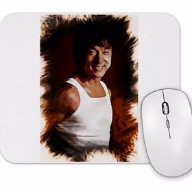 Baskı Dükkanı Jackie Chan Portrait Mouse Pad