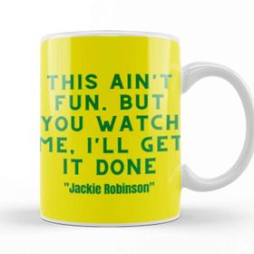 Baskı Dükkanı Jackie Robinson Baseball Quotes Kupa