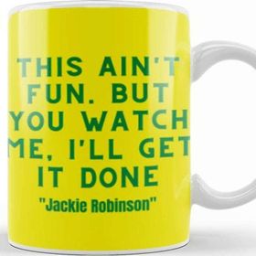 Baskı Dükkanı Jackie Robinson Baseball Quotes Kupa