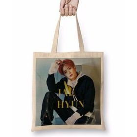 Baskı Dükkanı Jaehyun Nct 127 Superhuman Bez Uzun Saplı Krem Rengi Çanta