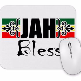 Baskı Dükkanı Jah Bless Mouse Pad