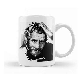 Baskı Dükkanı Jake Gyllenhaal Black And White Kupa