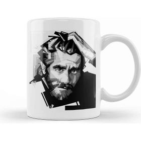 Baskı Dükkanı Jake Gyllenhaal Black And White Kupa