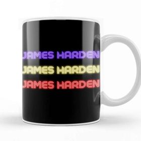 Baskı Dükkanı James Harden Basketball Gifts Vintage Retro Rainbow Quotes For Boys And Dad Kupa